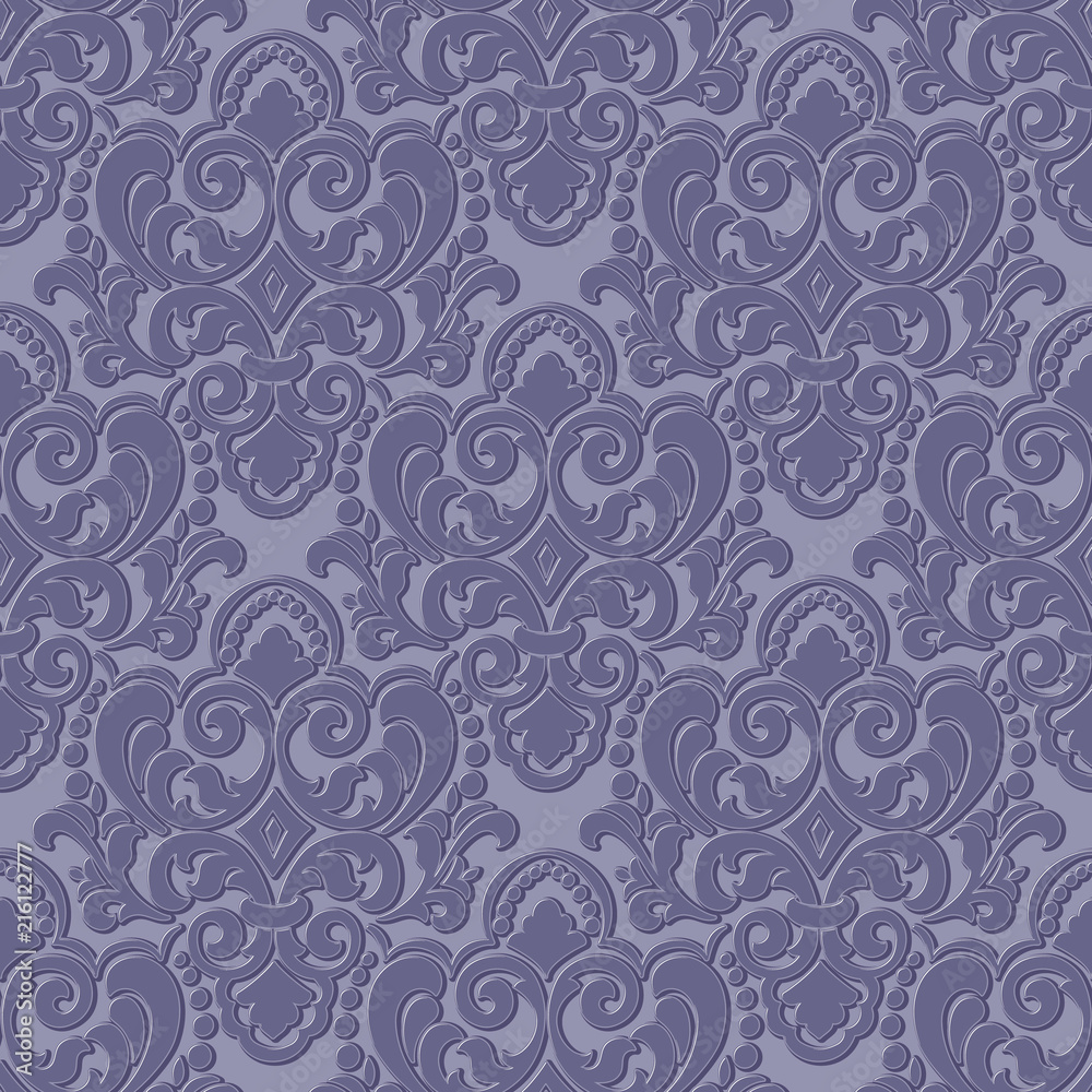 Vector damask seamless pattern background. Classical luxury old fashioned damask ornament, royal victorian seamless texture for wallpapers, textile, wrapping. Exquisite floral baroque template. Vector damask seamless pattern background. Classical luxury old fashioned damask ornament, royal victorian seamless texture for wallpapers, textile, wrapping. Exquisite floral baroque template.