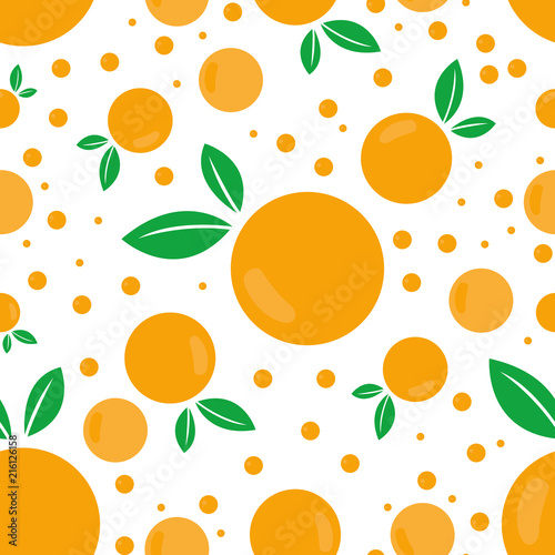 abstract orange fruit pattern suitable for the background of a product