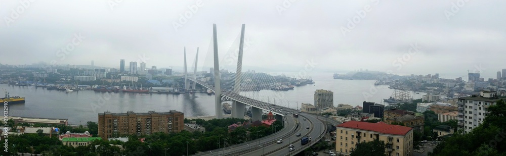 Fototapeta premium Вид на Владивосток