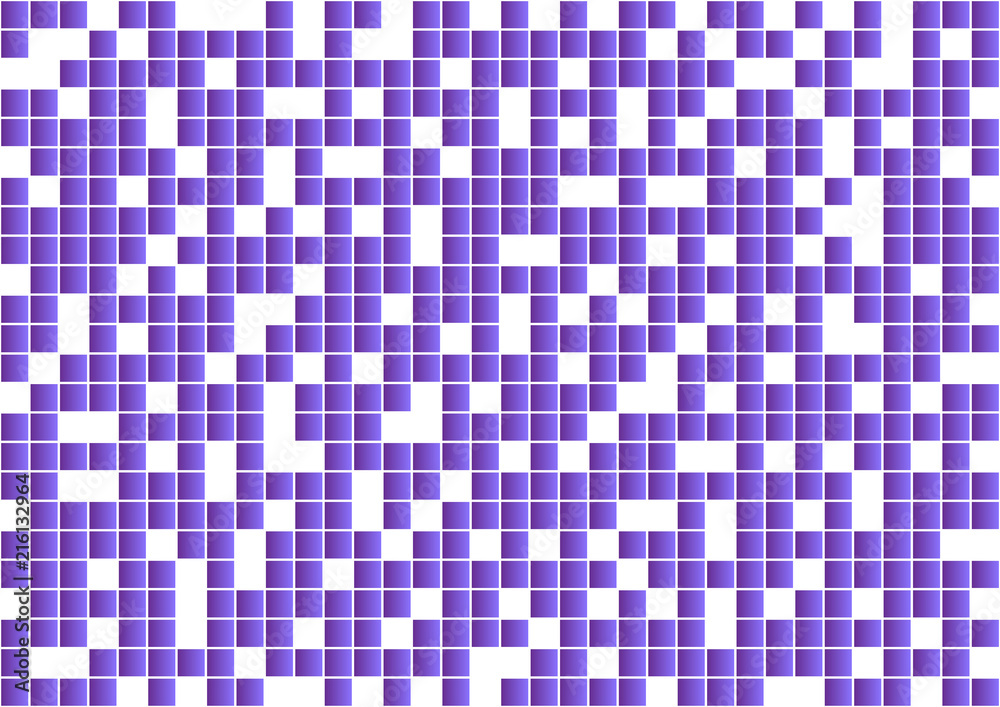 Fototapeta premium Abstract geometric background with purple squares. Vector illustration