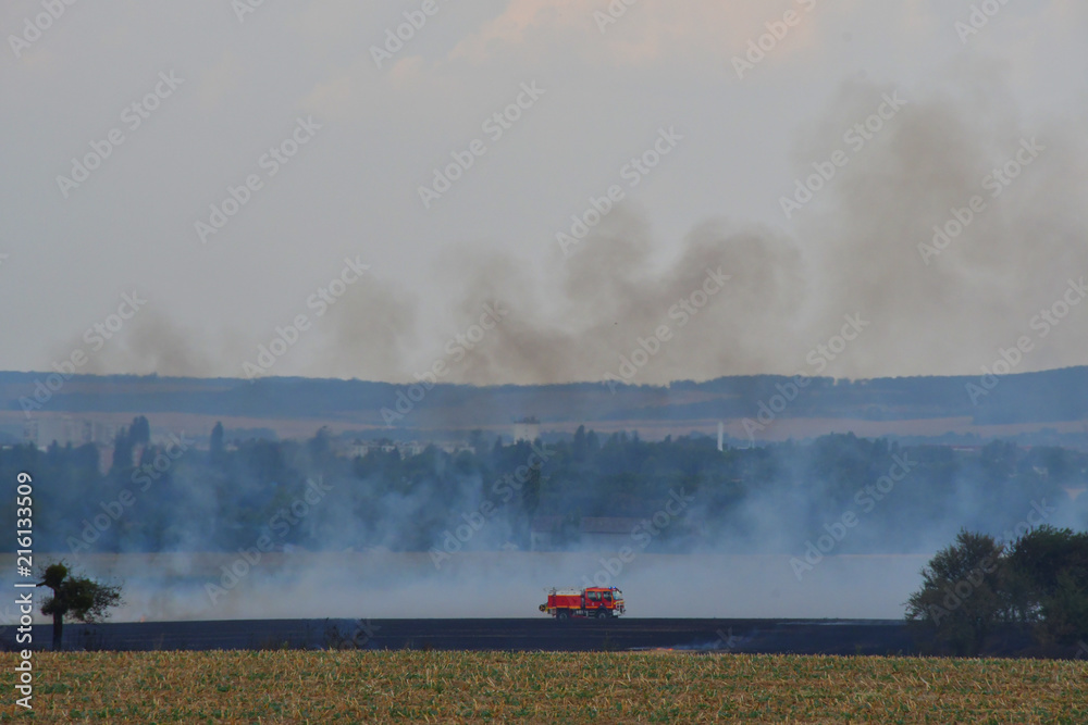 Fototapeta premium incendie