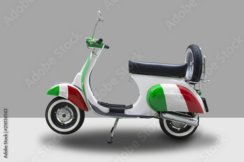 Scooter tricolore italiano