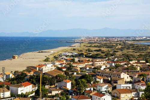 aerial view of Leucate, in France © nito