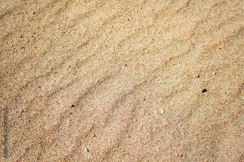 Sand on the beach. 
