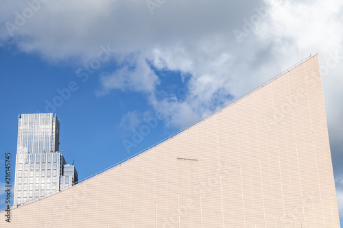 Abstract modern architecture background