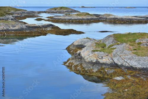 Beautiful landscape on the coast of famous Atlantic Ocean Road -  Atlanterhavsveien , More og Romsdal county, Norway. © elephotos