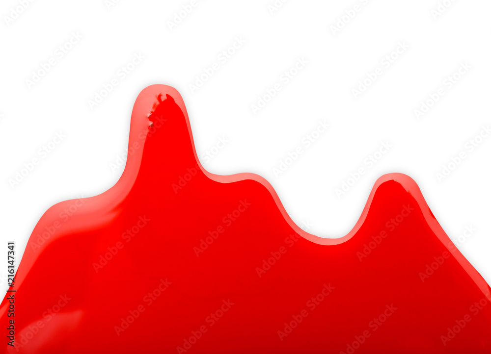 Obraz premium Color paint on white background