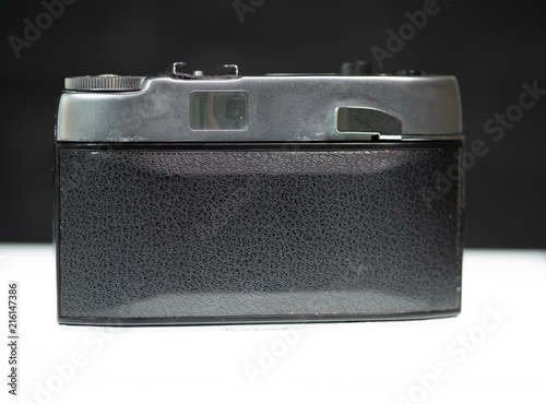 alte Kamera, Rückseite analog