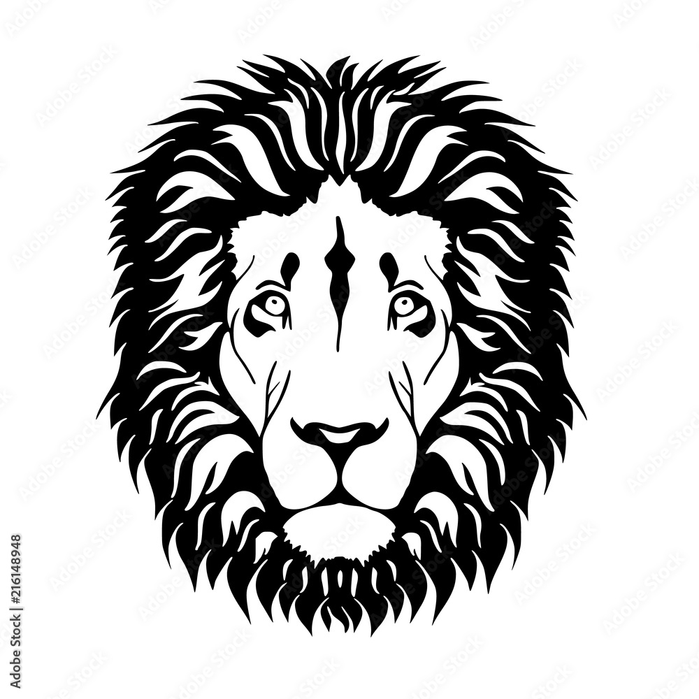 Head of  lion