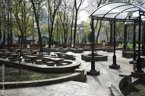 Play-field in the park of Taras Shevchenko in Kyiv city