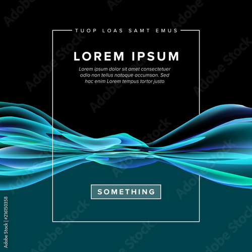 Social media post template