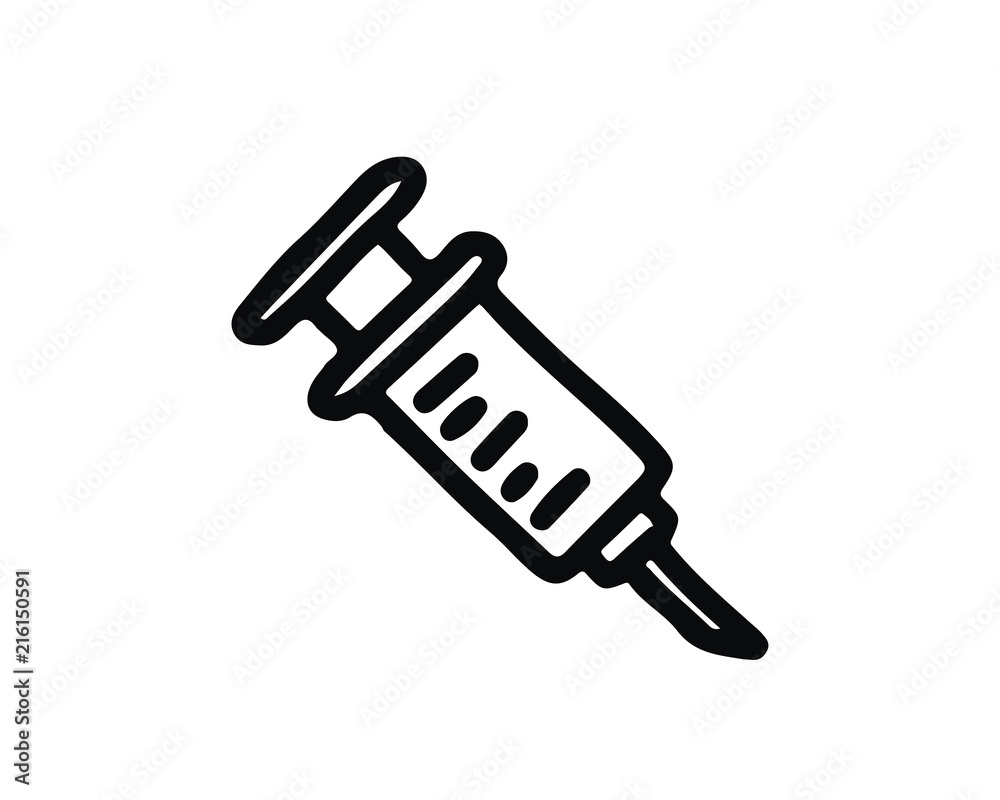 injection hand drawn icon , designed for web and app injection hand drawn icon , designed for web and app