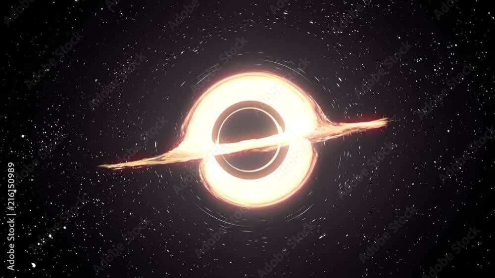Black Hole Garagantua Interstellar Animated Background