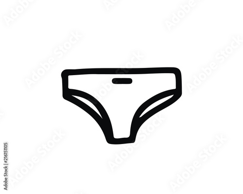 underwear hand drawn icon , designed for web and app