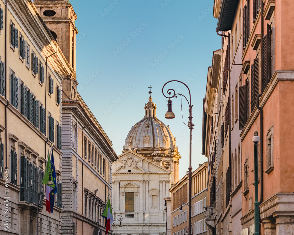 Eclectic Style Buildings, Rome, Italy