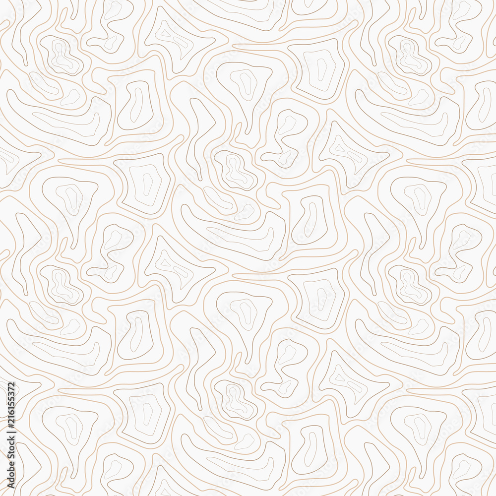 Linear vector pattern, repeating abstract linear ridge map. Vector clean design for background, fabric, wallpaper etc. pattern is on swatches panel.