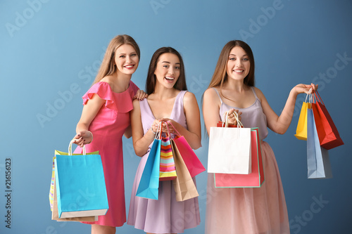 Beautiful young women with ...