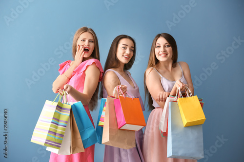 Beautiful young women with ...