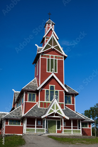 Busknes-Kirche in Ballstad, Norwegen