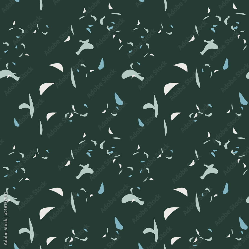 UFO military camouflage seamless pattern in green and different shades of beige and blue colors UFO military camouflage seamless pattern in green and different shades of beige and blue colors