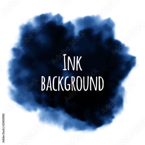 Abstract Ink background. Vector design element