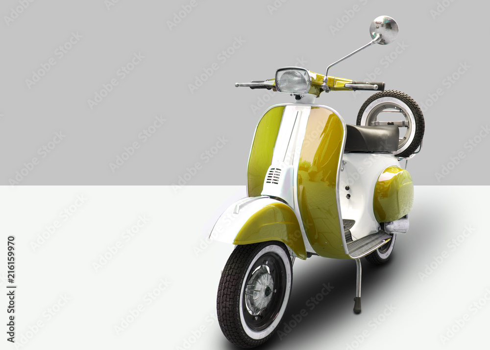 Moto italiana bicolore Stock Photo | Adobe Stock