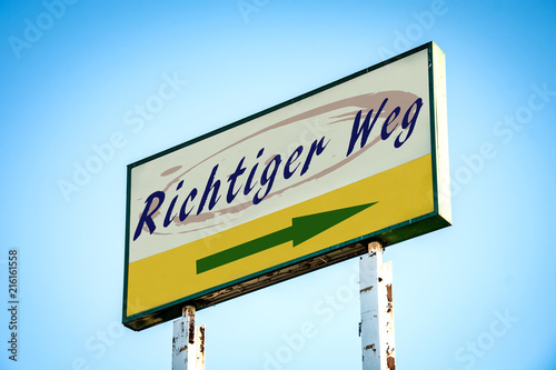 Schild 301 - Richtiger Weg