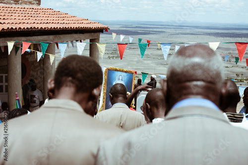 African Christian Mass in Kenya  photo