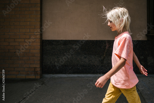 Boy on day trip, Toronto, Canada