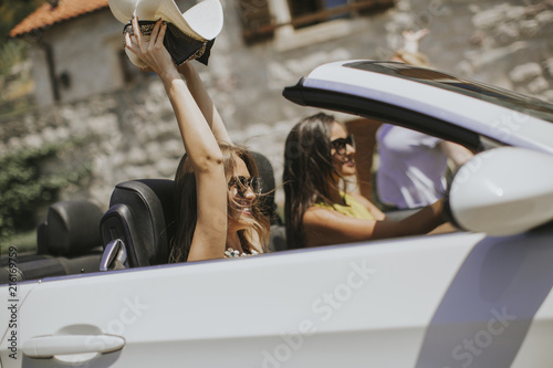 Young women with sunglasses...