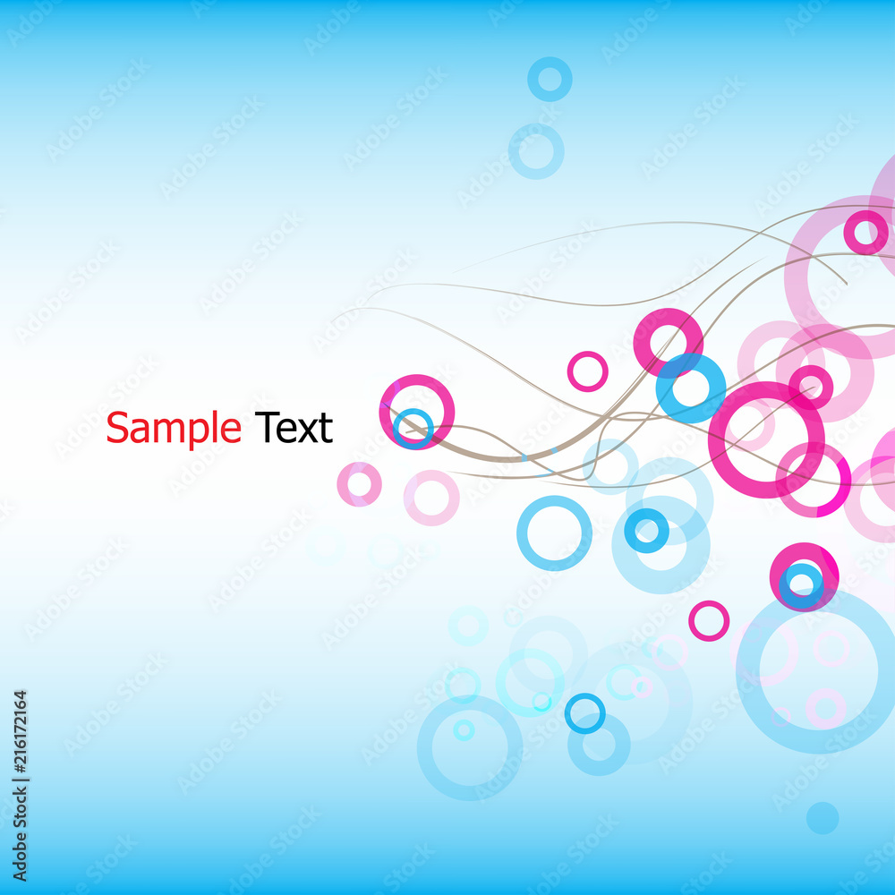 Abstract circle background vector