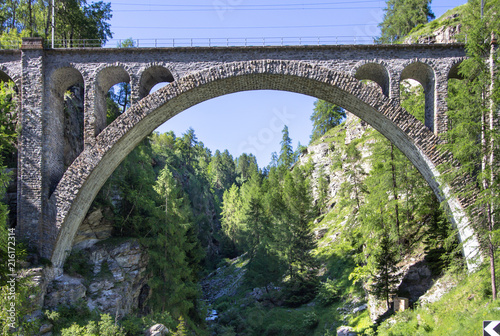 Arch of the Viaduct in Switzerland © robertdering