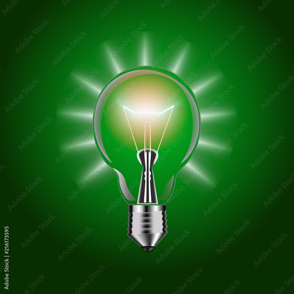 Lightbulb isolated. Illustration. Lightbulb isolated. Illustration.