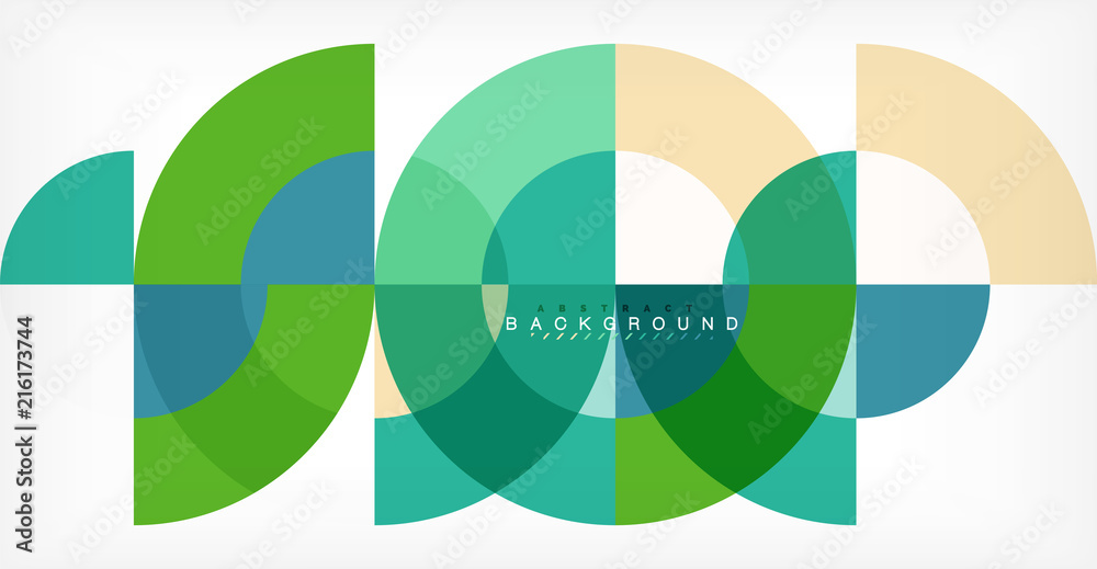 Modern circle abstract background