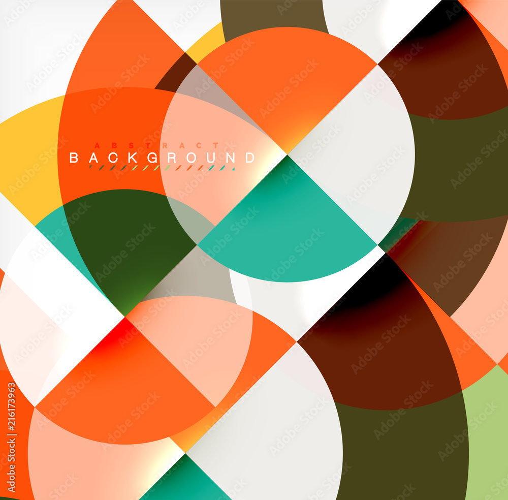 Modern circle abstract background Modern circle abstract background