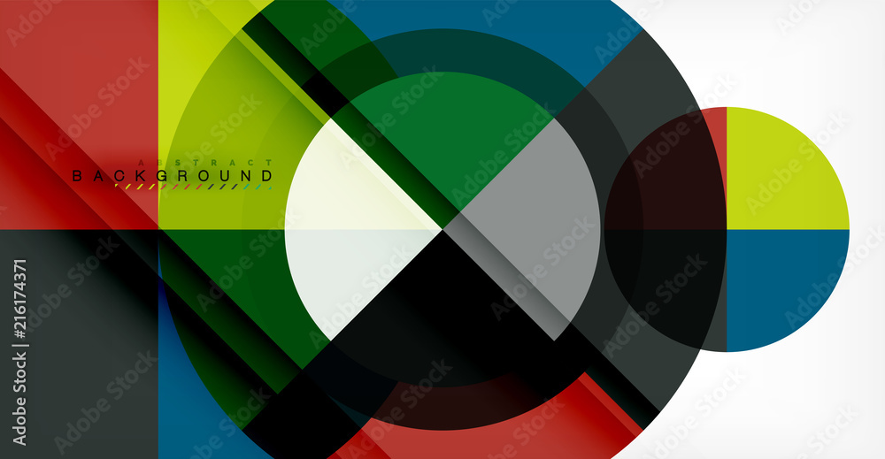 Vector circle abstract background Vector circle abstract background