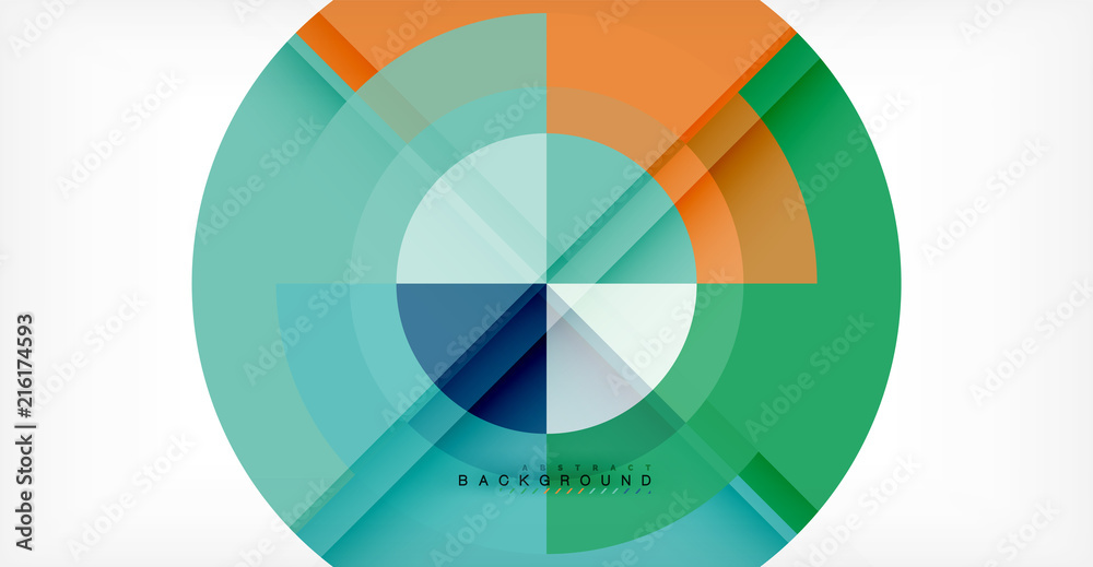 Vector circle abstract background Vector circle abstract background