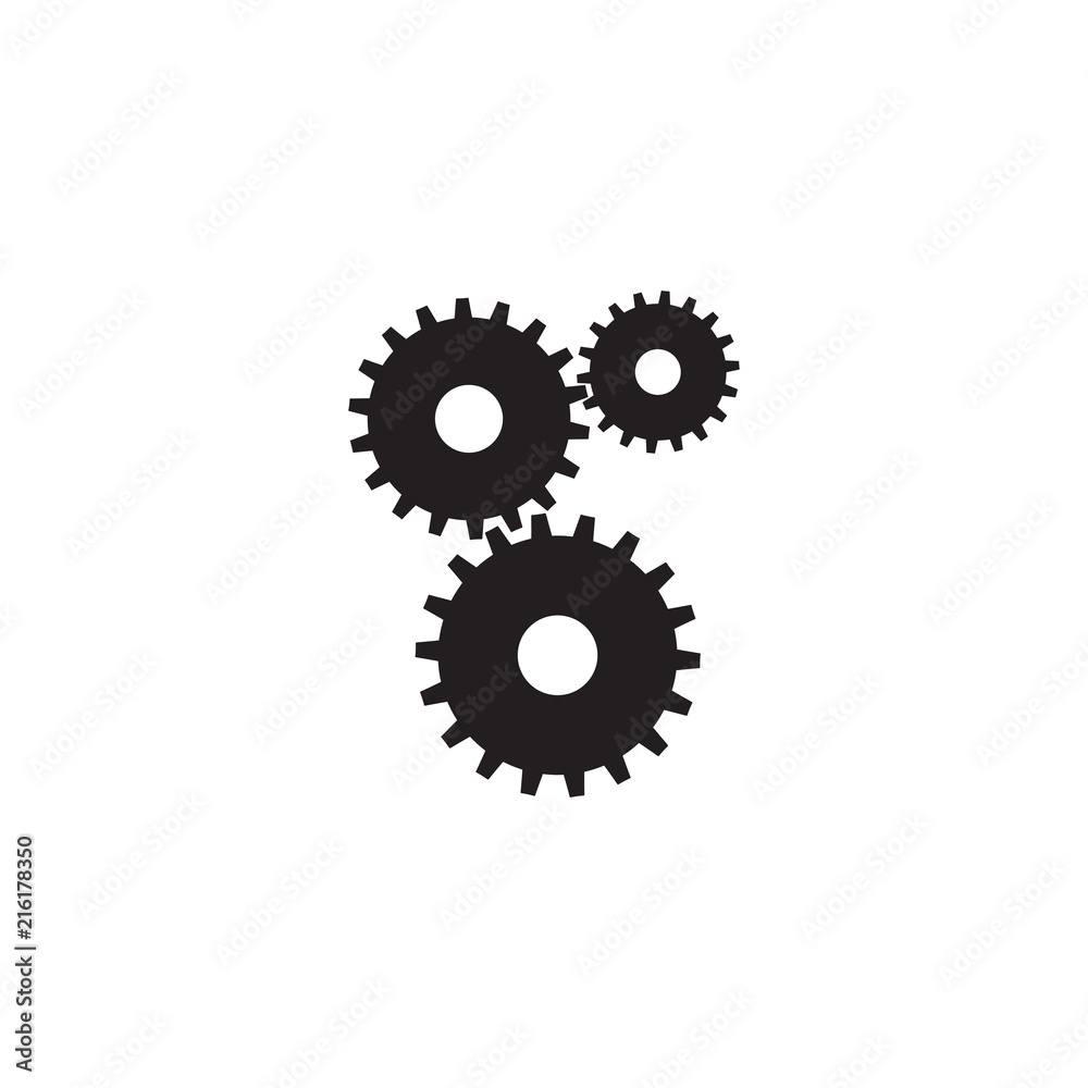 Vector background. Gears, trundles and cogwheels, machine mechanism.