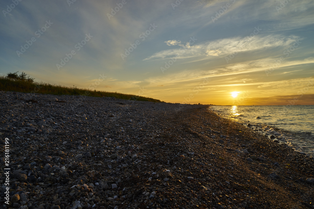 NSG Strandseenlandschaft bei Schmoel, zwischen Schmoel und Hohenfelde an der Ostsee, Kreis Plön, Probstei, Schleswig-Holstein, Deutschland...