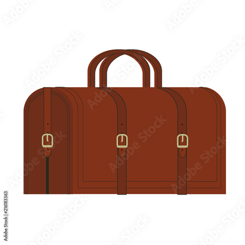 Travel bags, backpacks, cases, schoolbag flat isometric icons illustration. Set of illustrations for traveling, hiking, flying, resting, resting, study, vacation.