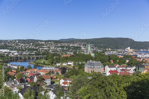 Aerial view of Trondheim © Iurii