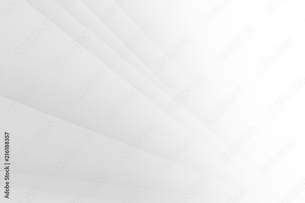 Geometric Line Abstract gradient light color silver gray background.