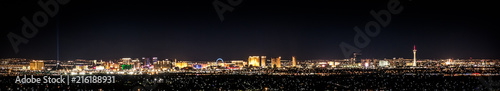 Vegas In Color, cityscape at night with city lights