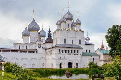 A view of the fragment of the ensemble of the Rostov Kremlin, Russia © Algus