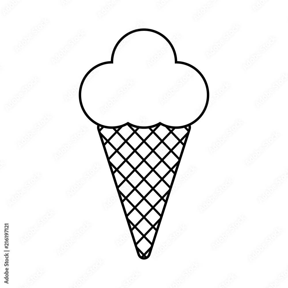 Ice cream icon, vector Ice cream icon, vector