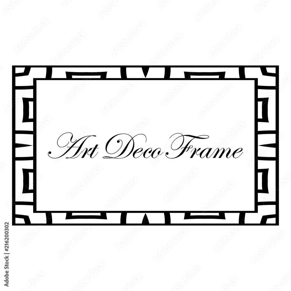 Obraz premium Art Deco Frame