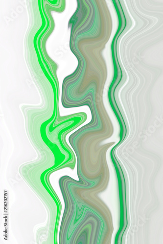 Marble pattern on a white background, the basis for packaging and packaging. Texture 3d with a pattern of waves and stripes with gradients of different colors.