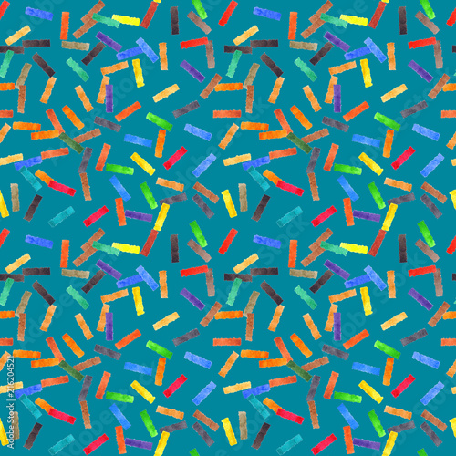 Watercolor colorful palette spot confetti mix seamless pattern texture background