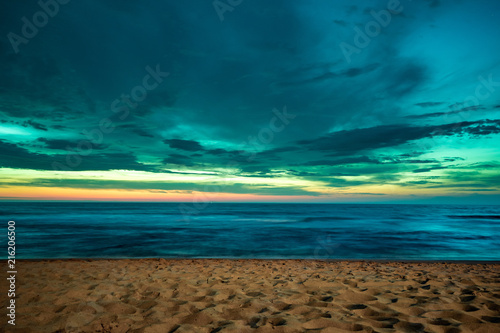 sandy beach by the baltic sea