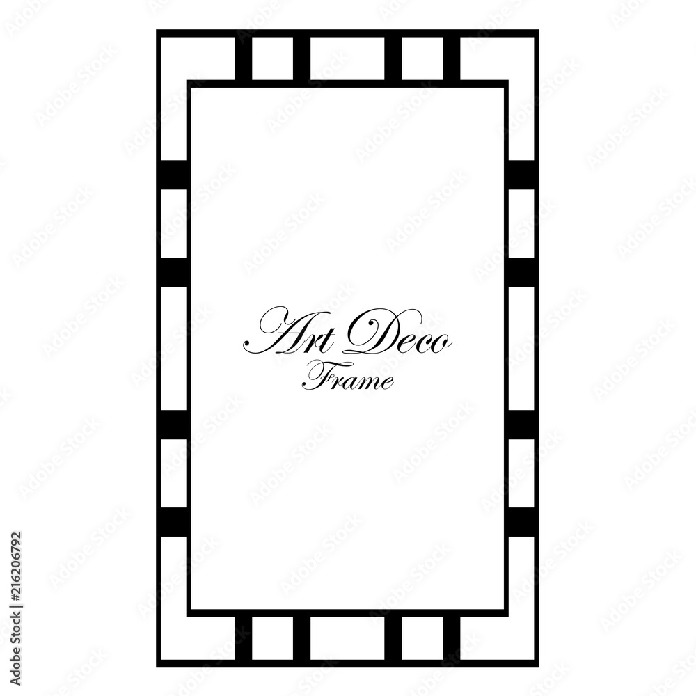 Obraz premium Art Deco Frame